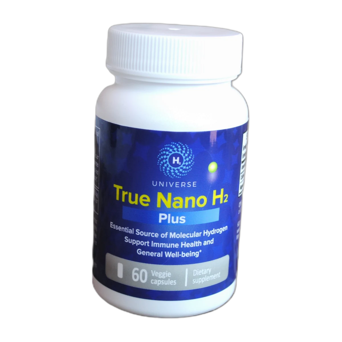 True Nano H₂ Plus molecular hydrogen capsules, 60 count
